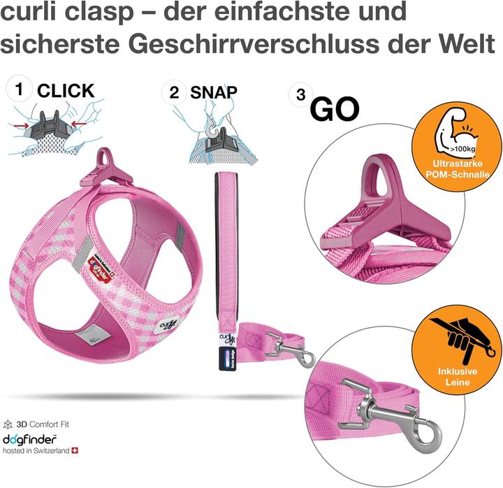 Actual product image Curli Harness Air-Mesh (M, Dog, General)
