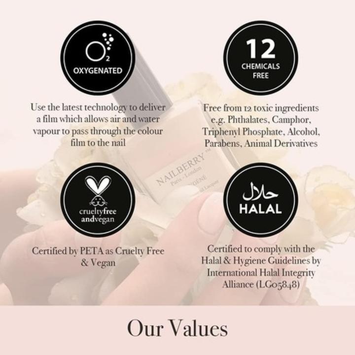 Actual product image Nailberry L'oxygéné - Rouge (Blusher, Colour paint)