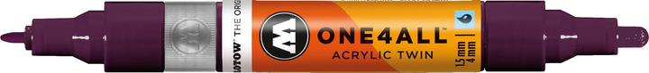 Produktbild Molotow Marqueur pour Maquettes - One4All Twin - Acrylique Prune - 1,5/4mm - -233 - 15 cm (Mehrfarbig, 4 mm, 1 x)