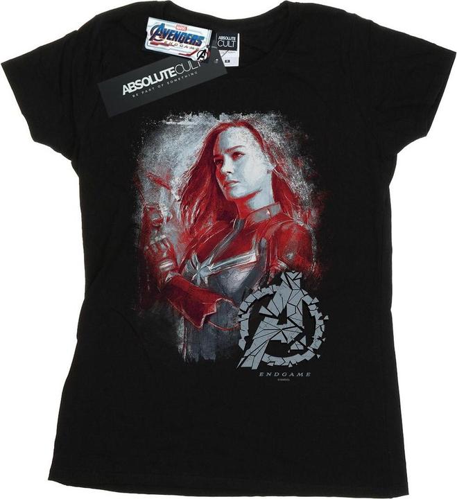 Image du produit T-shirt en coton brossé Femmes/Ladies Avengers Endgame Captain (XXL)