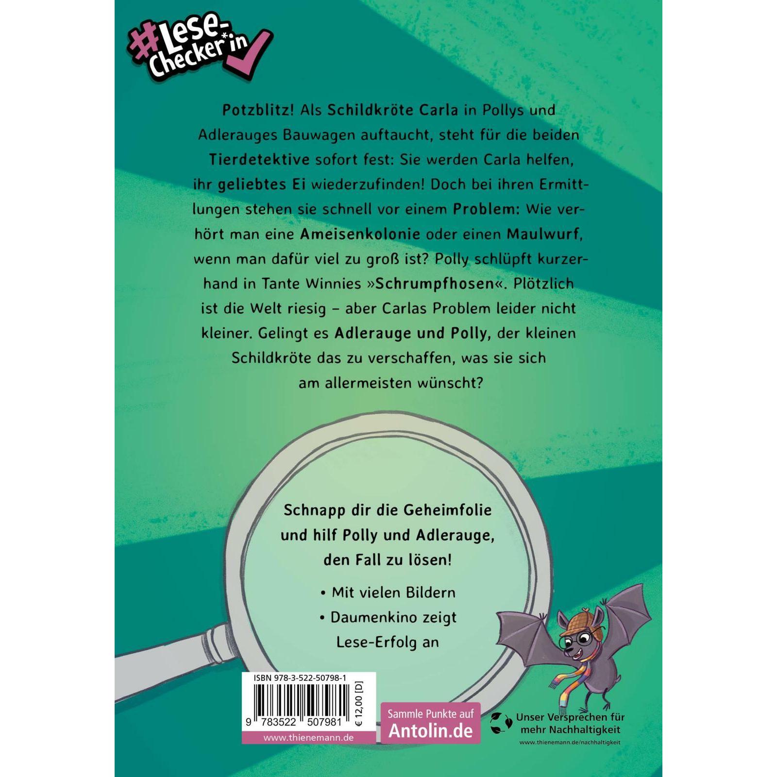 Thumbnail - Polly Schlottermotz: Polly & Adlerauge ermitteln, Kinderbücher von Lucy Astner