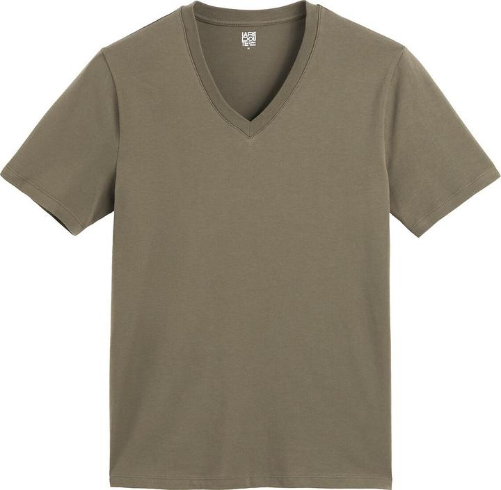 Produktbild La Redoute Collections T-Shirt mit V-Ausschnitt (M)