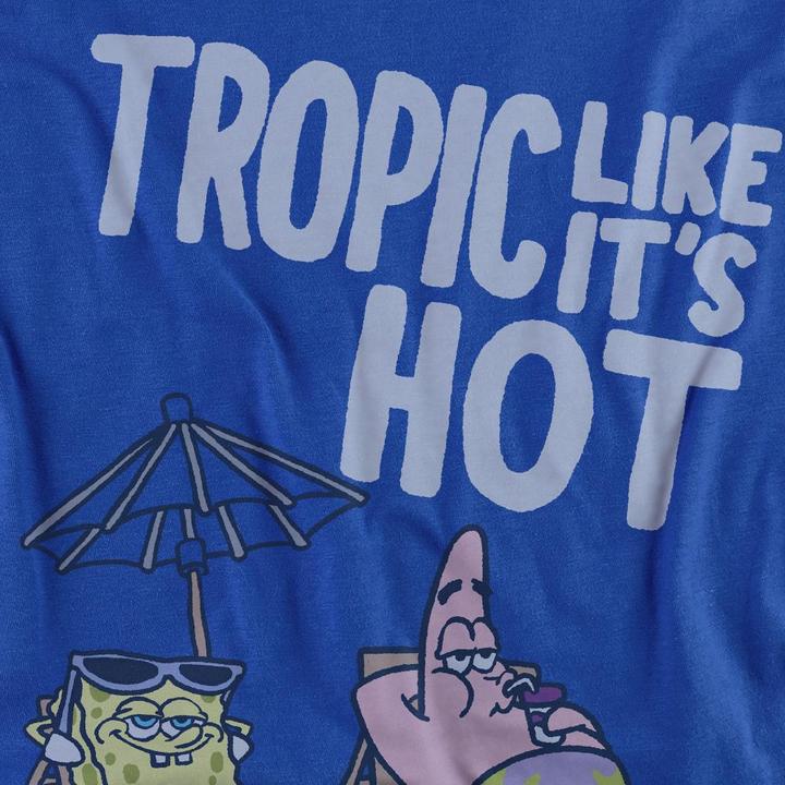 Immagine prodotto Spongebob Squarepants Tropic Like It's Hot Felpa Adulto Unisex (L)