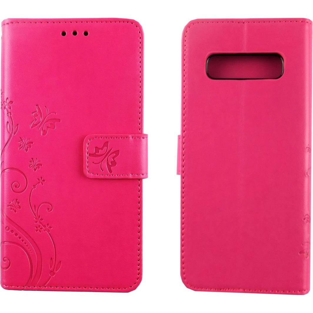 König Design Hülle Handy Schutz für Samsung Galaxy S10 Plus Case Cover Tasche Wallet Etui Neu (Samsung Galaxy S10+), Sma...