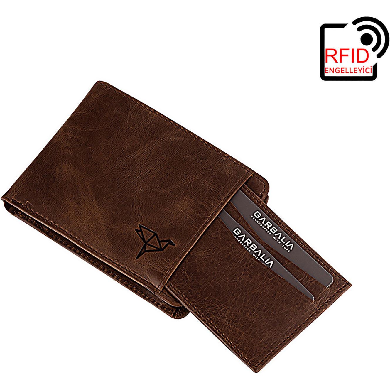 Lucky Bees, Herren, Portemonnaie, Johanna, Braun