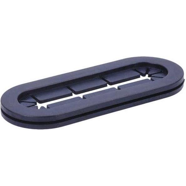 Thumbnail - Phobya Kabel Gummidurchführung oval schwarz, PC Gehäuse Zubehör