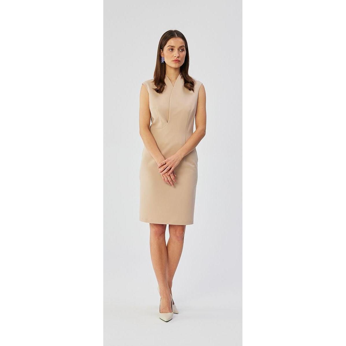 Thumbnail - Stylove, Kleider, Alltagskleid, Beige, (S)