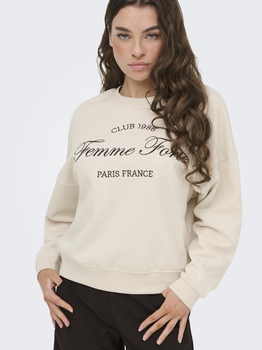 Produktbild JdY Jdymesa Life L/S O-Nk Emb Sweat Jrs Noos (M)