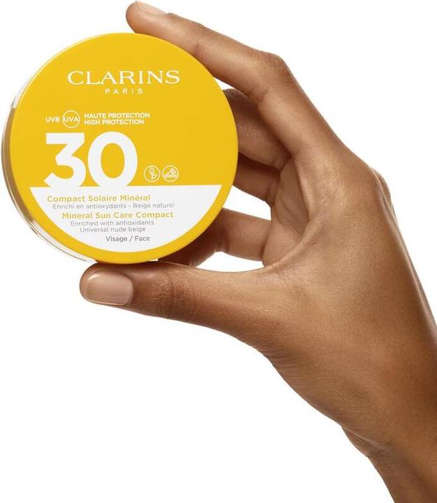 Immagine prodotto Clarins Sole - Compatto Solaire Minéral Visage SPF30 (Crema solare viso, SPF 30, 11 ml, 103 g)