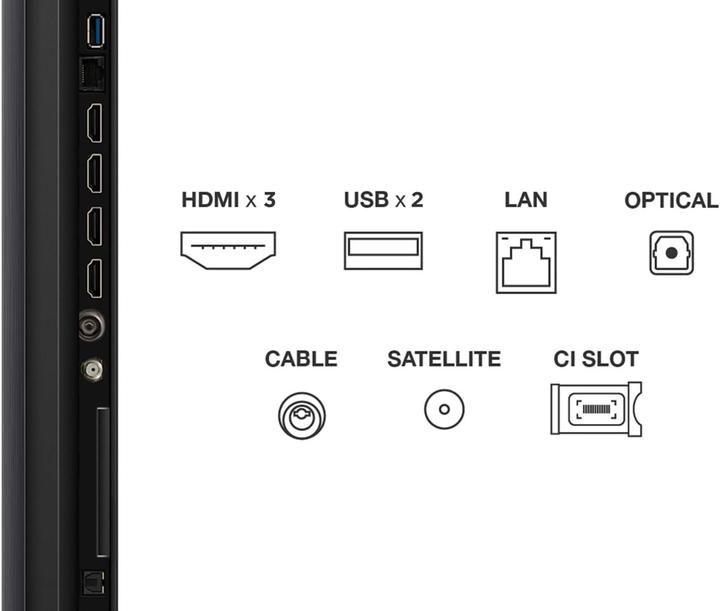 Actual product image TCL Telewizor 55 55C61KS (55", QD mini LED, 4K, 2025)