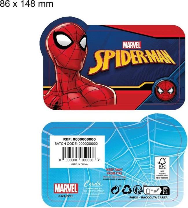 Image du produit Spiderman Spider-Man Kindermütze Rot