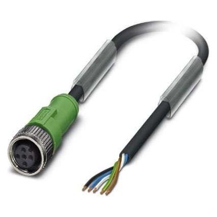 Phoenix Contact 1415683 Sensor/actuator kabel 1,5 m Zwart, Kabels + Stekkers, Zwart
