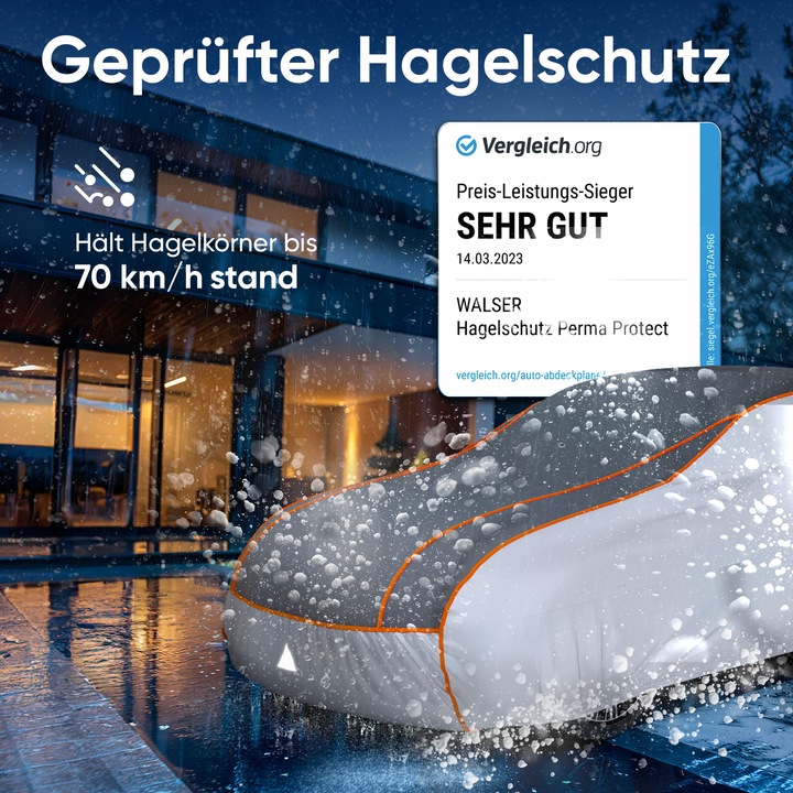 Actual product image Walser Hail protection tarpaulin