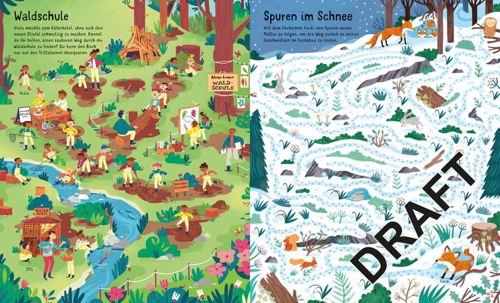 Produktbild Nolan:Puzzle & Buch: Labyrinthe-Reise d (32 Teile)