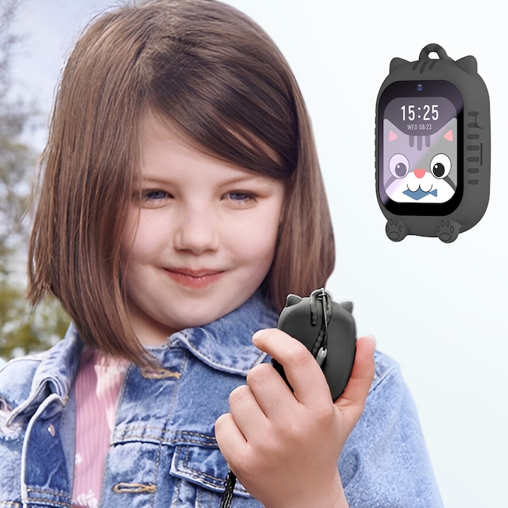 Immagine prodotto Forever Smartwatch GPS WiFi 4G Bambini KW-510 nero (4G)