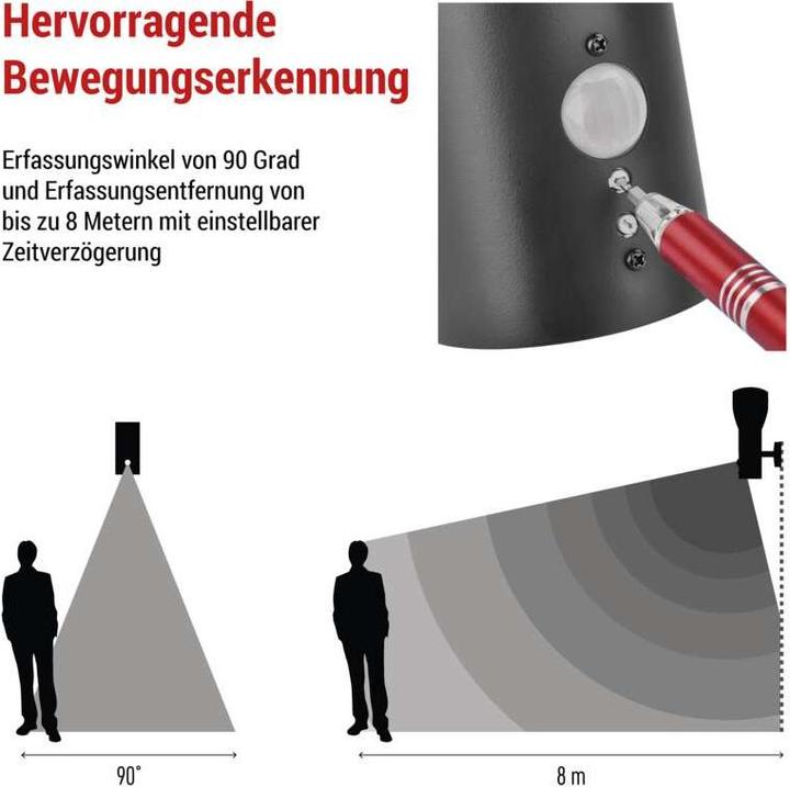 Image du produit Emos LED GARDEN LIGHT,E27,IP44,MAX 15W,¨WALL MOUNTED (E27, IP44)