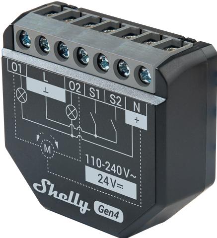 Produktbild Shelly 2PM Gen4 (Schaltaktor)
