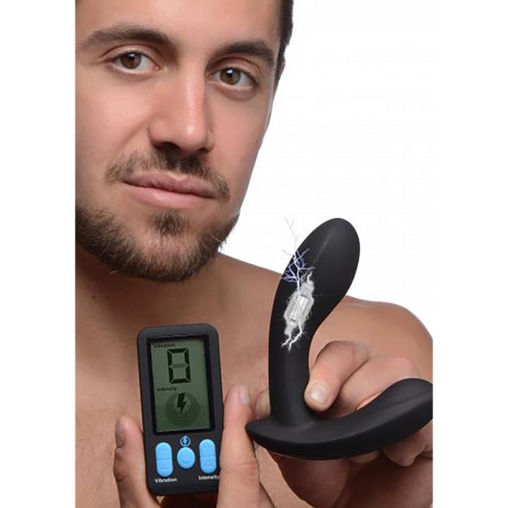 Produktbild Doc Johnson 5X E-Stim Pro Silicone Vibrating Prostate Massager + Remote