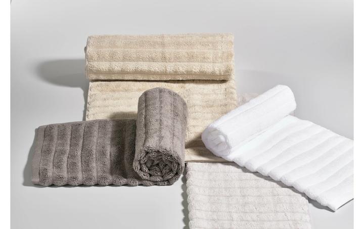 Image du produit Zone Denmark Serviette de bain Inu, coton bio, 50 x 70 cm, sable (50 x 70 cm)