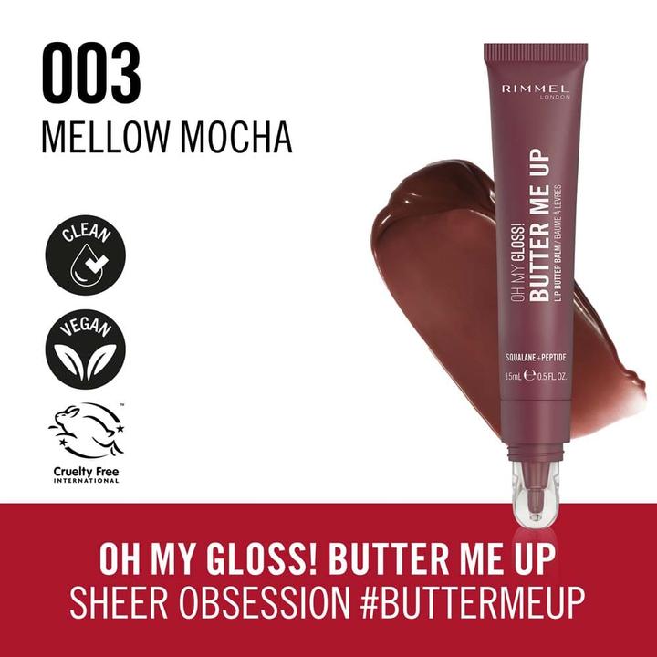 Actual product image Rimmel London OH MEIN GLANZ! Lippenbalsam #003 -Mellow Mocha 1 u (Lip balm, 15 ml)
