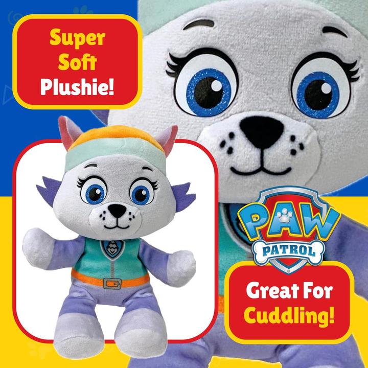 Actual product image Ty Plush Paw Patrol Everest 20 cm, purple, grey (20 cm)