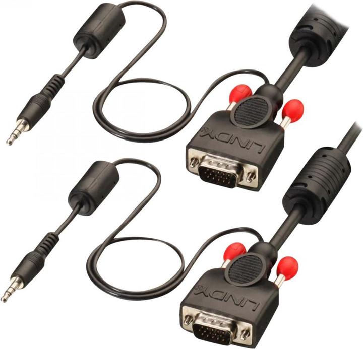 Produktbild Lindy 3.5mm Klinke| VGA — 3.5mm Klinke| VGA (2 m)