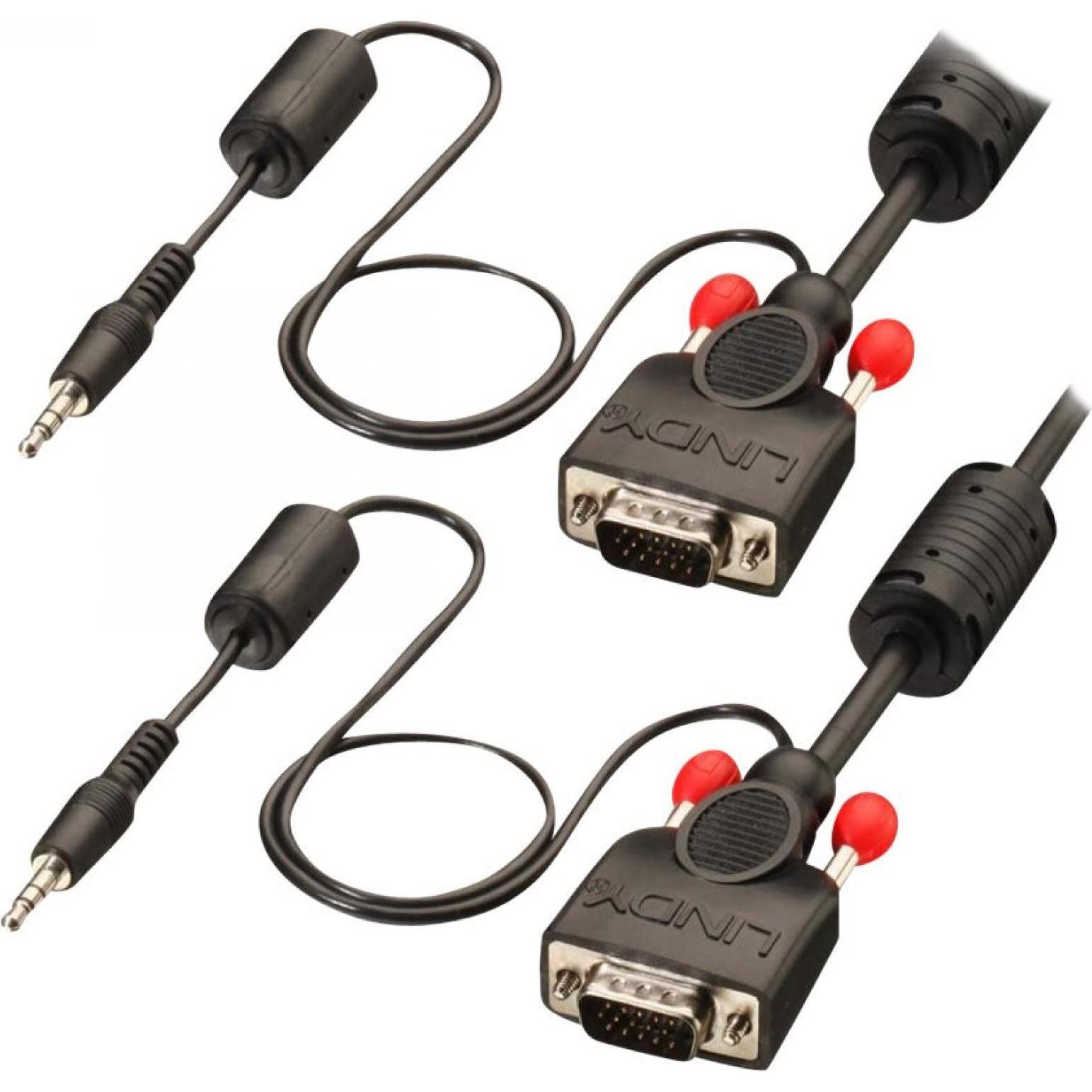 Lindy 3.5mm Klinke VGA — 3.5mm Klinke VGA (2 m, VGA), Video Kabel