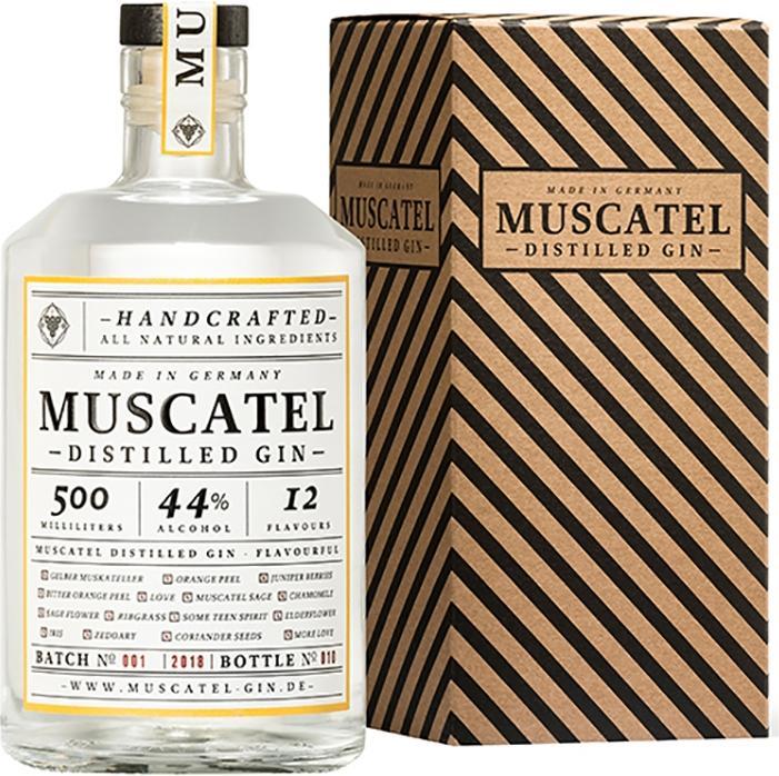 Actual product image Muscatel Distilled Gin Gin from Germany
