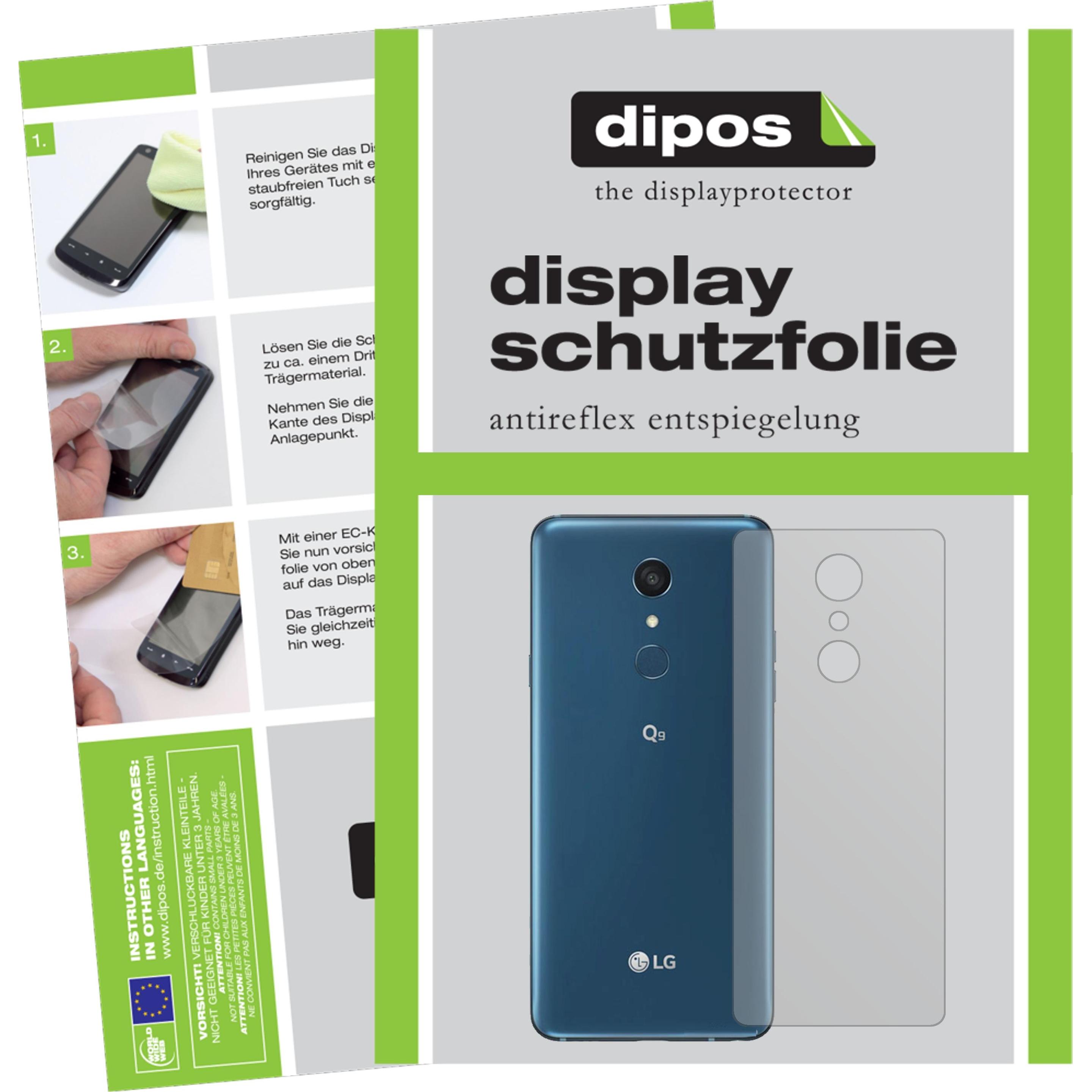 Dipos Displayschutzfolie Antireflex (2 Stück, LG G7 One), Smartphone Schutzfolie, Transparent