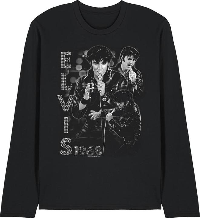 Produktbild Elvis Leathered TShirt Langärmlig (M)