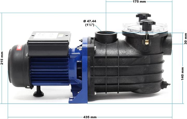 Produktbild Wiltec Pool Pumpe