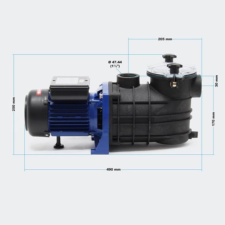 Produktbild Wiltec Pool Pumpe 13800 l