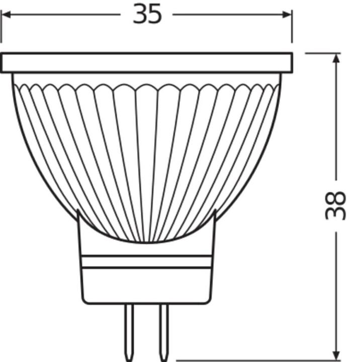 Image du produit Ledvance LED MR113536 DI (GU4, 4.50 W, 345 lm, 1 x, G)