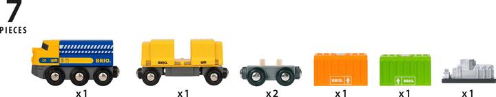 Produktbild Brio Güterzug mit drei Waggons