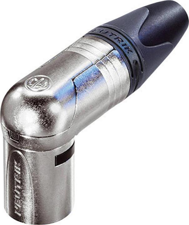 Actual product image Neutrik 4 pole right angle XLR cable plug