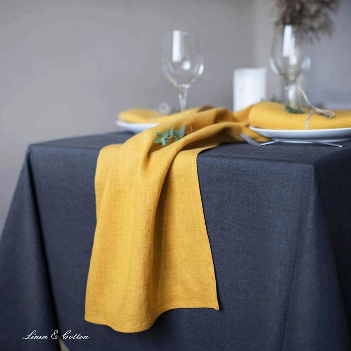 Image du produit Linen & Cotton Tischläufer Hygge (200 x 40 cm)