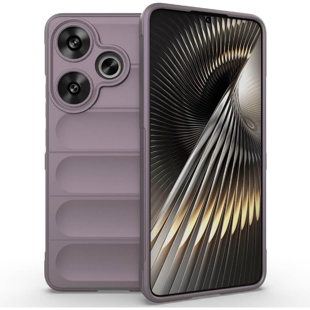 Cover-Discount Xiaomi Poco F6 - Rugged Protective Cover (Xiaomi Poco F6), Smartphone Hülle, Violett