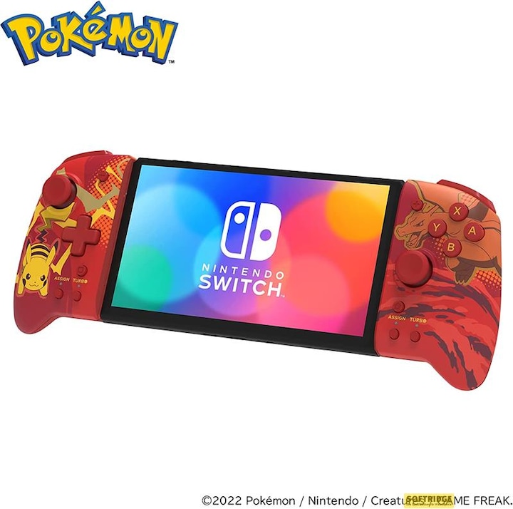 Actual product image HORI Split Pad Pro - Pikachu + Glurak (Switch OLED, Switch)