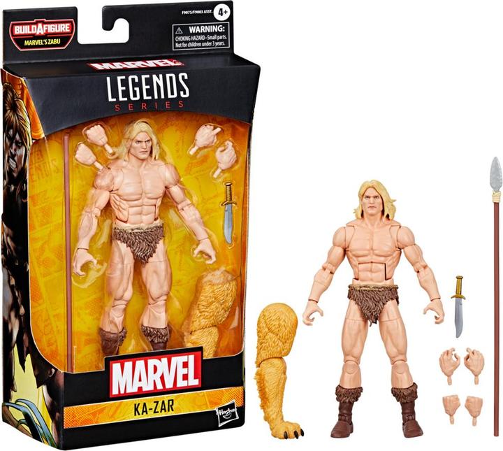 Actual product image Hasbro Marvel Legends action figure Ka-Zar (BAF: Marvel's Zabu) 15 cm