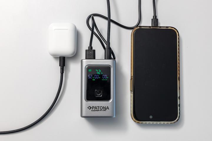 Actual product image Patona Powerbank PD35W 10000mAh (10000 mAh, 35 W, 37 Wh)