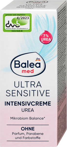 Produktbild dm Balea MED Intensivcreme Urea Ultra Sensitive (50 ml, Tagescreme)