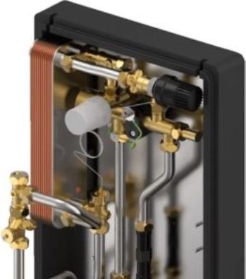 Actual product image Uponor Aqua Port - Fjernvarme unit, INS, 19 L/MIN