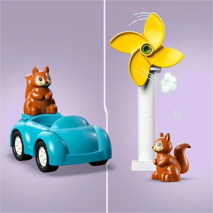 Produktbild LEGO Windrad und Elektroauto (10985)