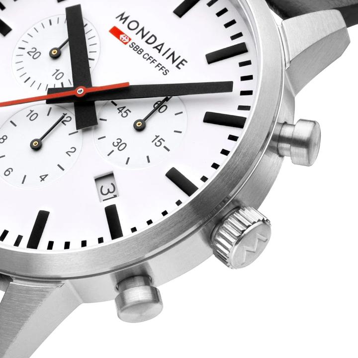 Actual product image Mondaine Neo Vegan (Chronograph, 41 mm)