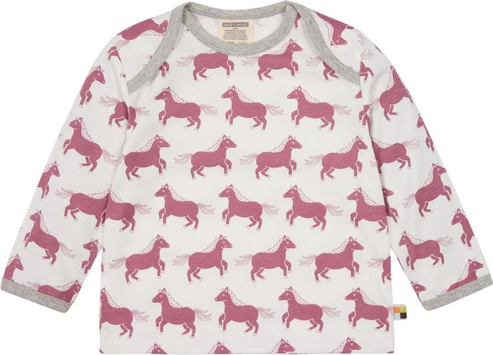 loud + proud Shirt Druck Pferd Grape