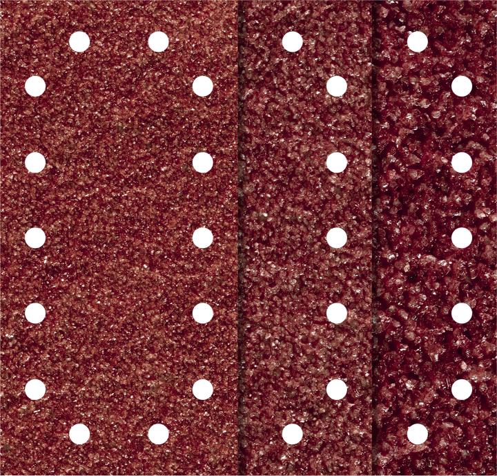 Produktbild wolfcraft 1 Haft-Schleifstr.-Set 5-tlg. 115x230mm (120, 40, 80)