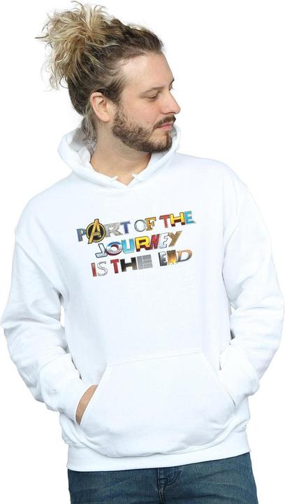 Actual product image Mens Avengers Endgame Part Of The Journey Hoodie (4XL)