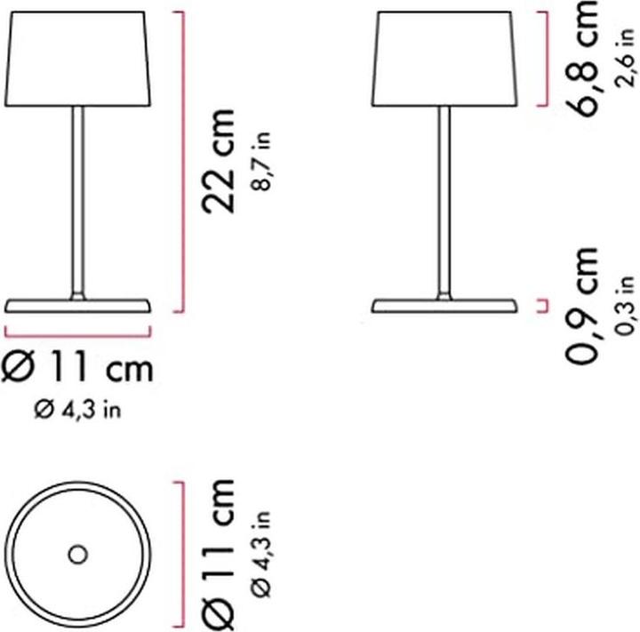 Actual product image Zafferano Olivia Mini (150 lm)