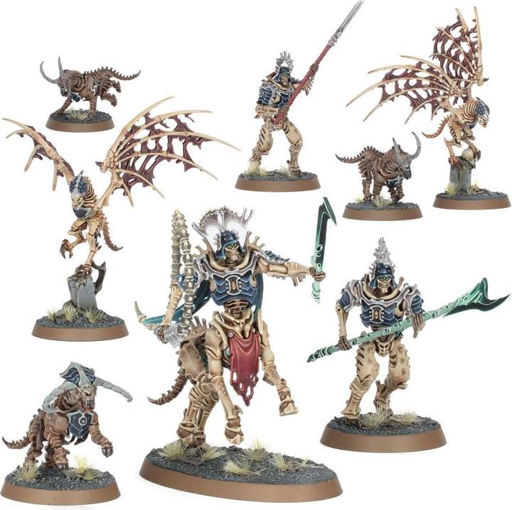 Actual product image Warhammer Fantasy Age of Sigmar - Spearhead Ossiarch Bonereapers: Kavalos Vanguard (Plastic)