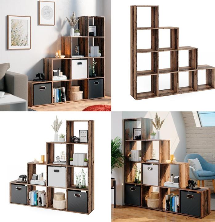 Produktbild Vicco Treppenregal (142.5 x 29 x 143 cm)